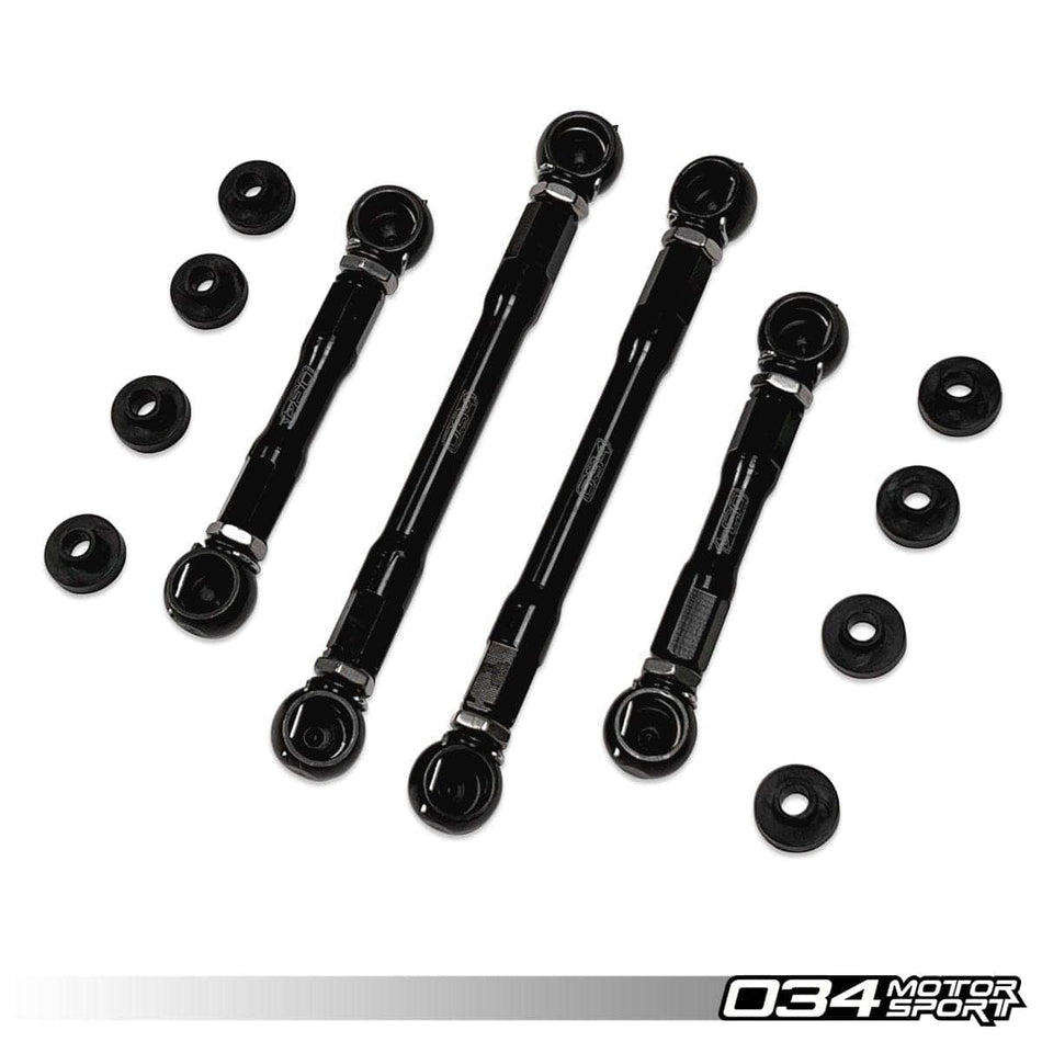 034Motorsport Audi B9/4M/C8 Billet Adjustable Lowering Kit (Air Suspension) - 034-401-Z072