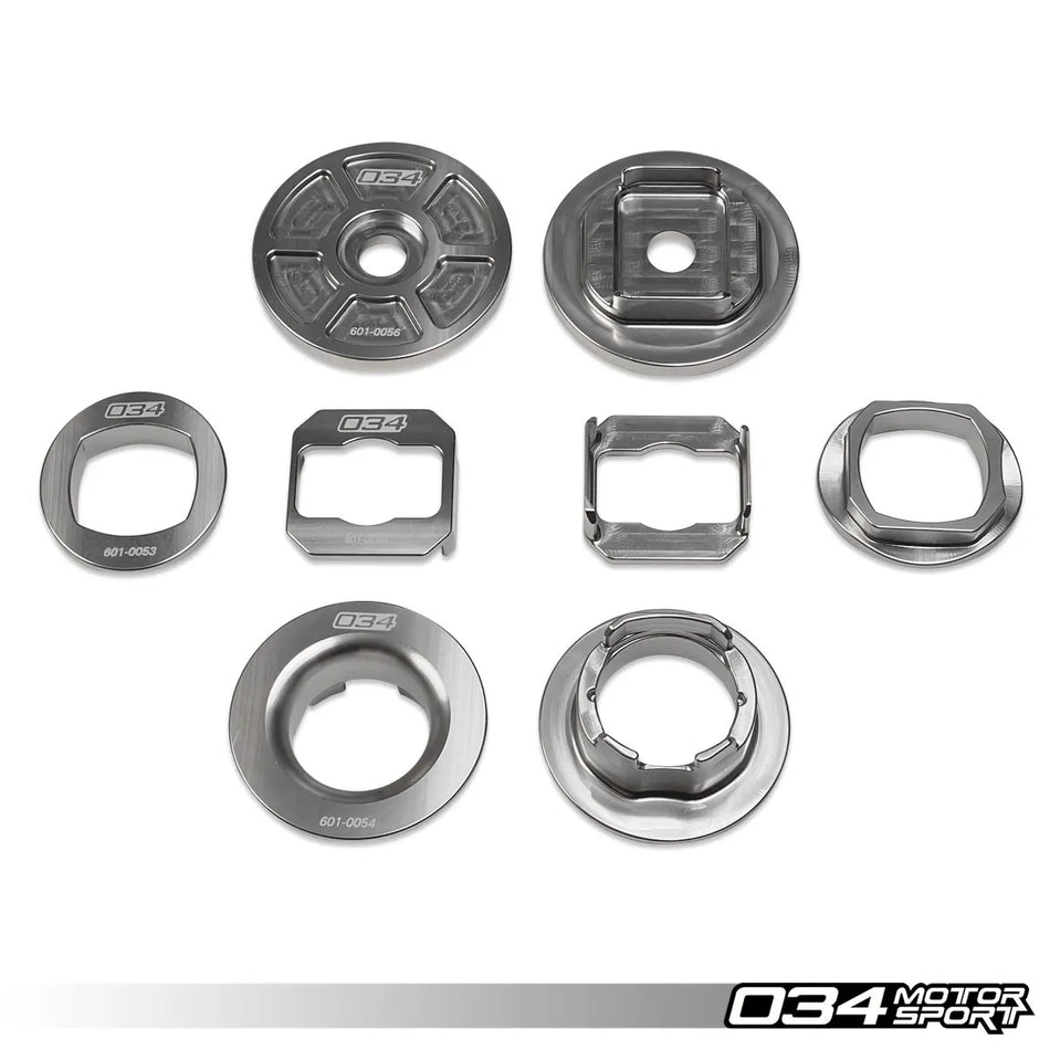 034Motorsport BMW Billet Aluminium Rear Subframe Insert Kit, BMW F20/F30 Chassis - 034-601-0052