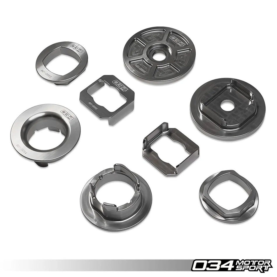 034Motorsport BMW Billet Aluminium Rear Subframe Insert Kit, BMW F20/F30 Chassis - 034-601-0052