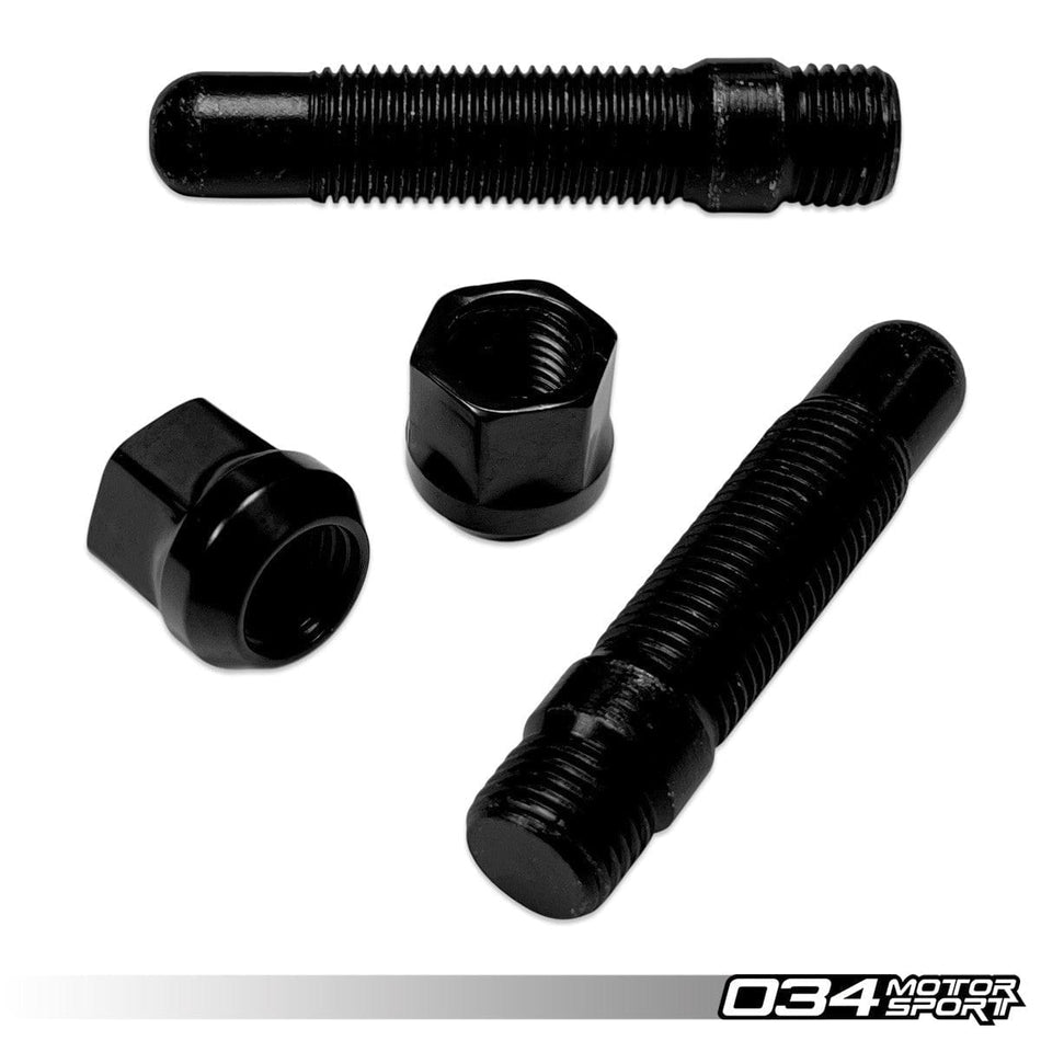 034Motorsport Bullet Nose Stud & Cone Seat Nuts (20 Pack) 75 MM - 034-604-6006-20