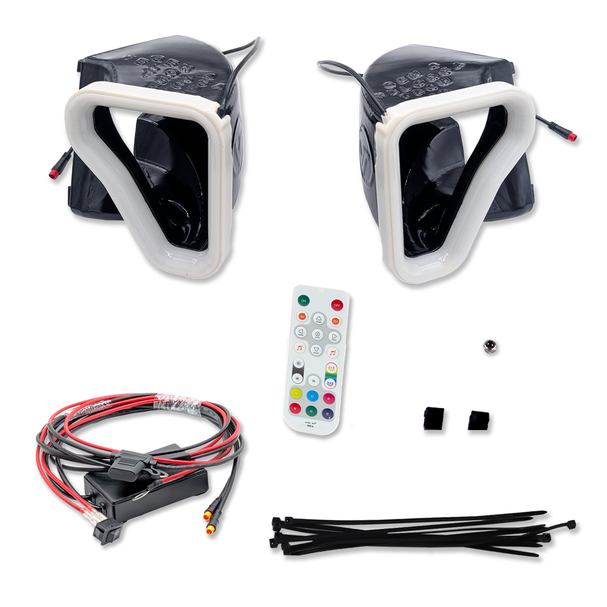 Velossa Tech Dual BIG MOUTH LIT KIT Ram Air Intake Snorkels | Cadillac CT4-V Blackwing 2022+