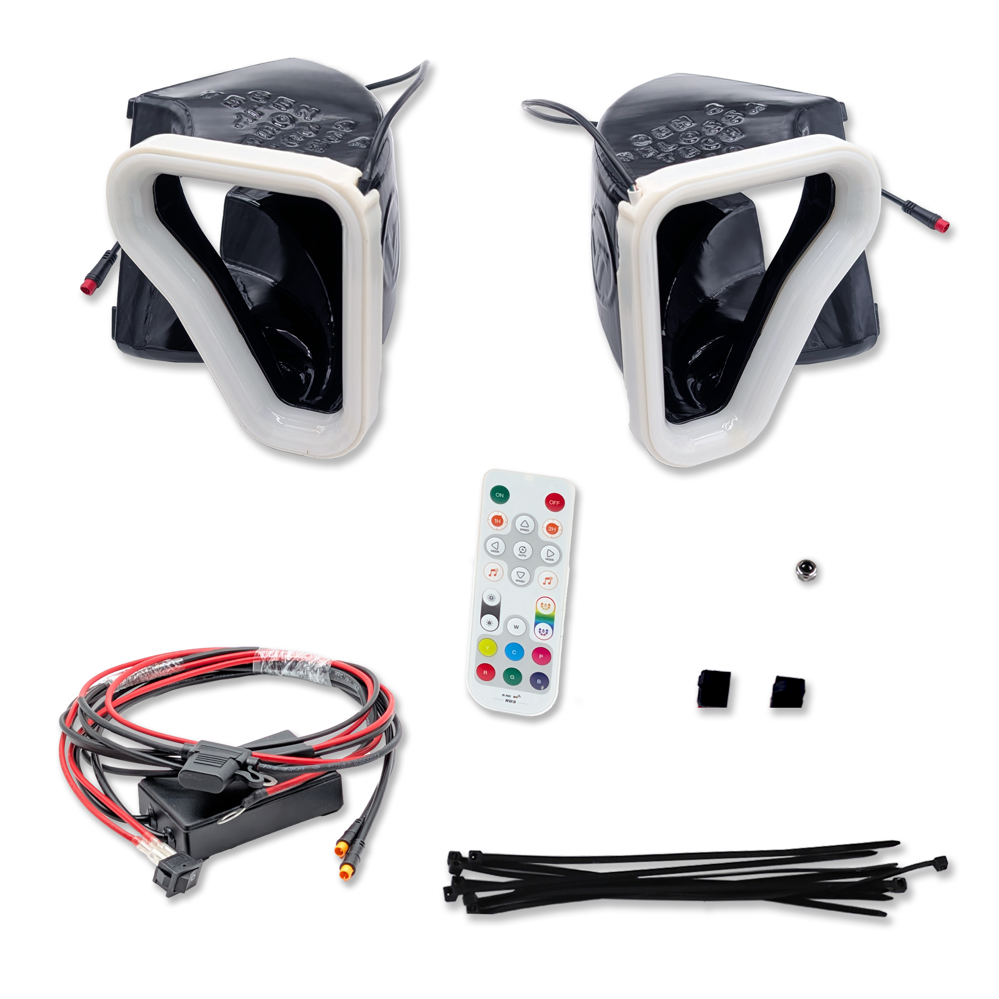Velossa Tech Dual BIG MOUTH LIT KIT Ram Air Intake Snorkels | Cadillac CT4-V Blackwing 2022+