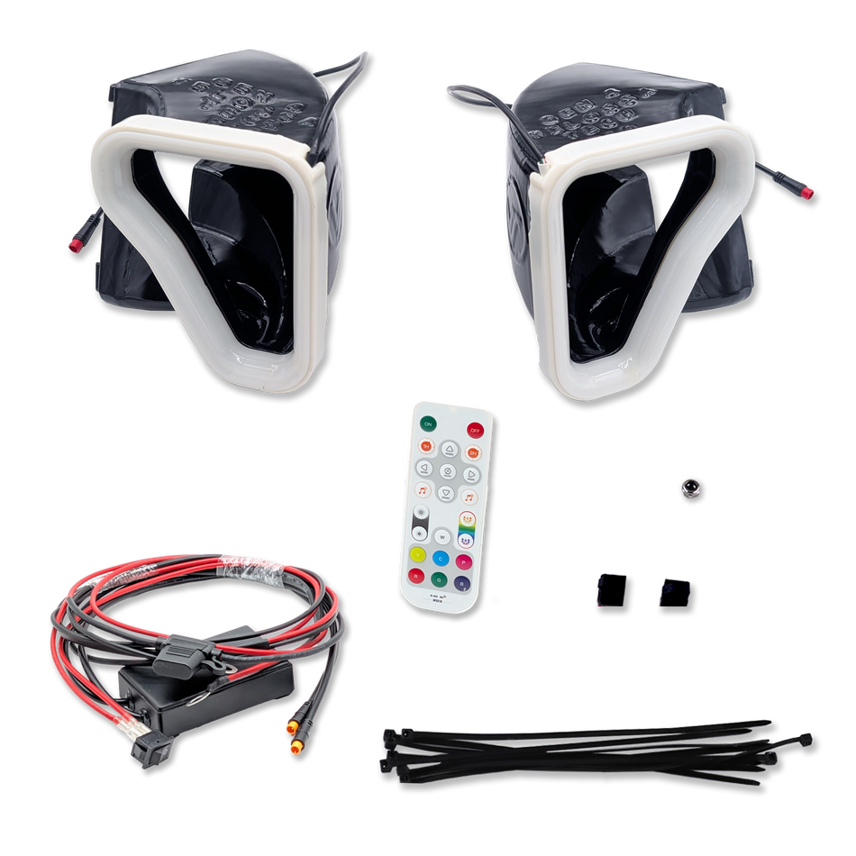 Velossa Tech Dual BIG MOUTH LIT KIT Ram Air Intake Snorkels | Cadillac CT4-V Blackwing 2022+