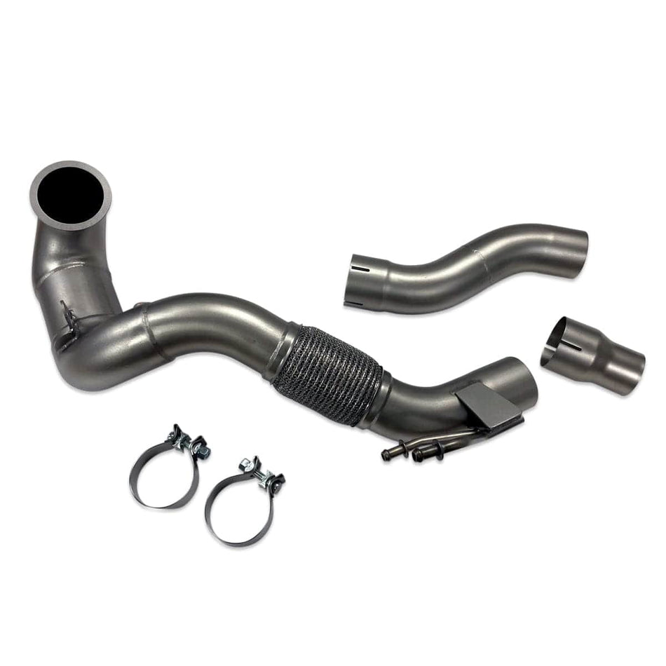 034Motorsport Cast Stainless Steel Performance Downpipe - Audi 8V A3/TT & Volkswagen MK7 Golf GTI - 034-105-4041-FWD