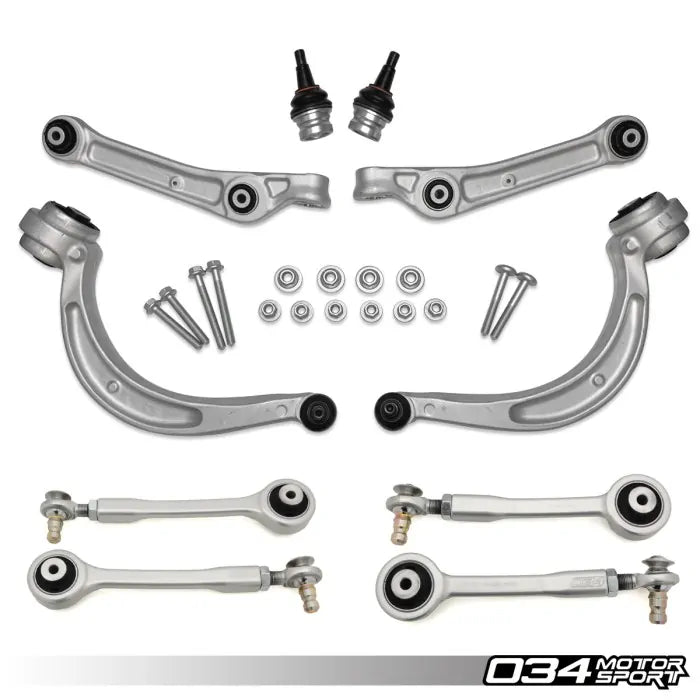 034Motorsport Track Spec Control Arm Kit - Audi B9/B9.5 A4/S4/RS4/A5/S5/RS5 - 034-401-1070