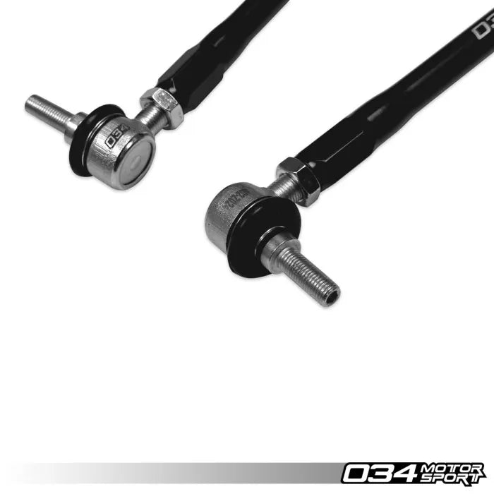 034Motorsport Dynamic+ Billet Adjustable Front Sway Bar End Links - BMW E8X & E9X (Non-M)