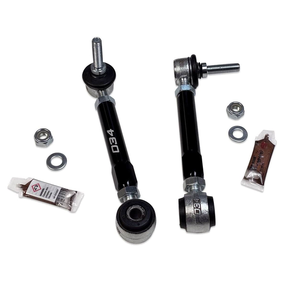 034Motorsport Dynamic+ Billet Adjustable Front Sway Bar Ends Links - Audi B8/B9 A4/S4/A5/S5/RS5/SQ5 & Audi C7/C8 A6/A7/S6/S7 - 034-402-4033.