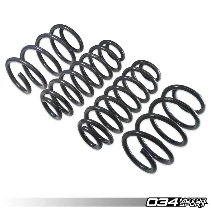 034Motorsport Audi A3 8P 2.0 TFSI - Dynamic+ Lowering Springs - 034-404-1023
