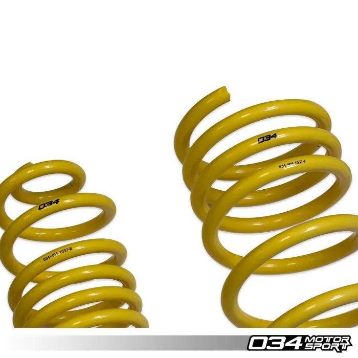 034Motorsport Dynamic+ Lowering Springs - Porsche Macan 95B V6 Models w/ PASM - 034-404-1037