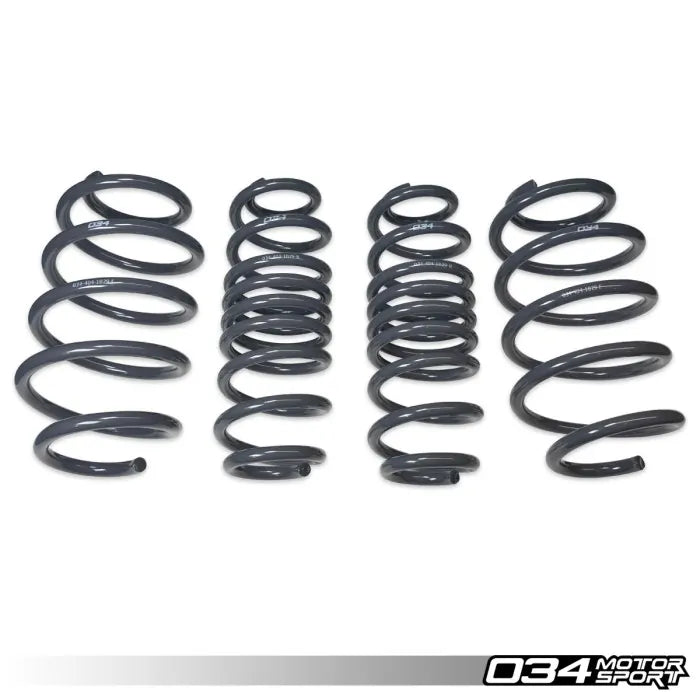 034Motorsport Audi A3 8P 2.0 TFSI - Dynamic+ Lowering Springs - 034-404-1023