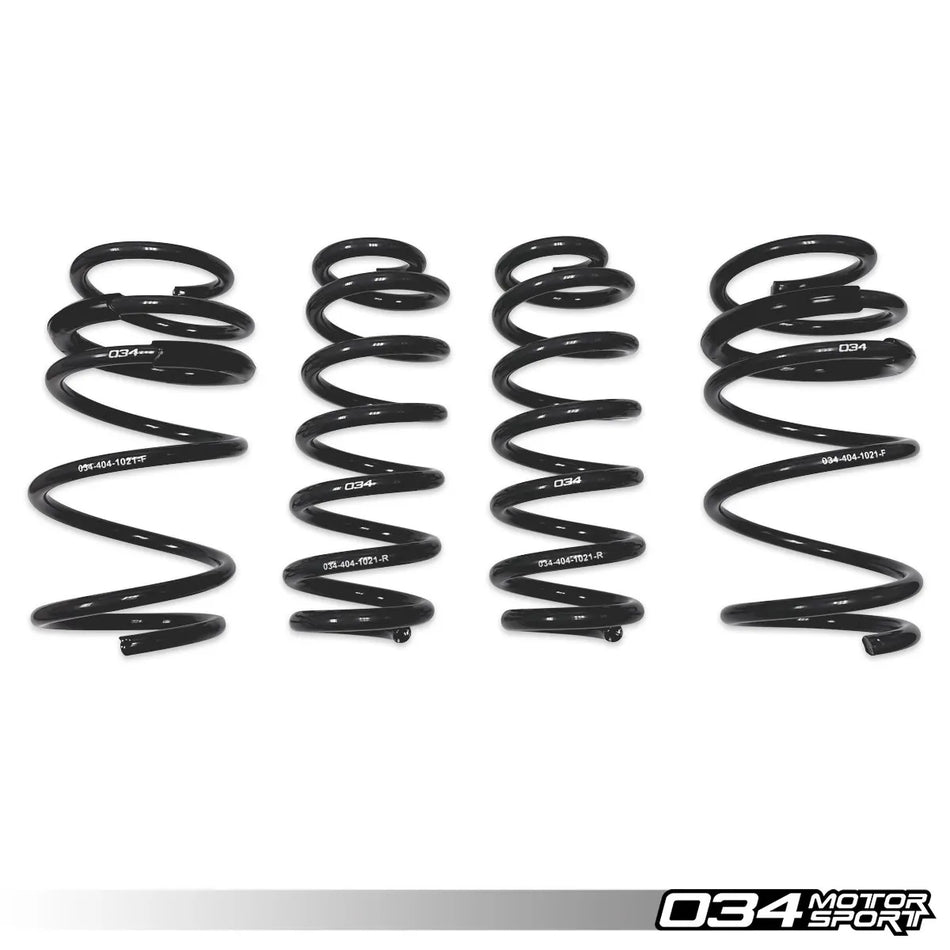 034Motorsport Dynamic+ Lowering Springs - Volkswagen Golf MK8R