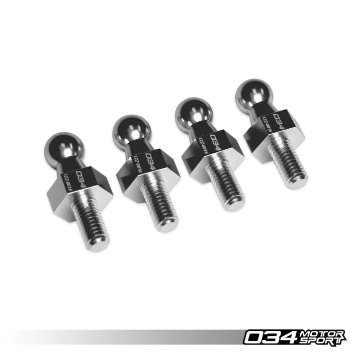 034Motorsport Metal Replacement Engine Cover Stud Kit - Audi B9 & C8 Chassis - 034-1ZZ-0016