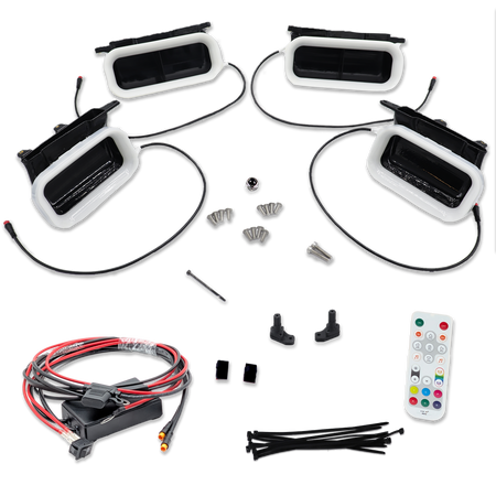 Velossa Tech Quad BIG MOUTH LIT KIT Ram Air Intake Snorkels | Ford F-150 2018-2020 & Ford F-150 Raptor 2021-2022