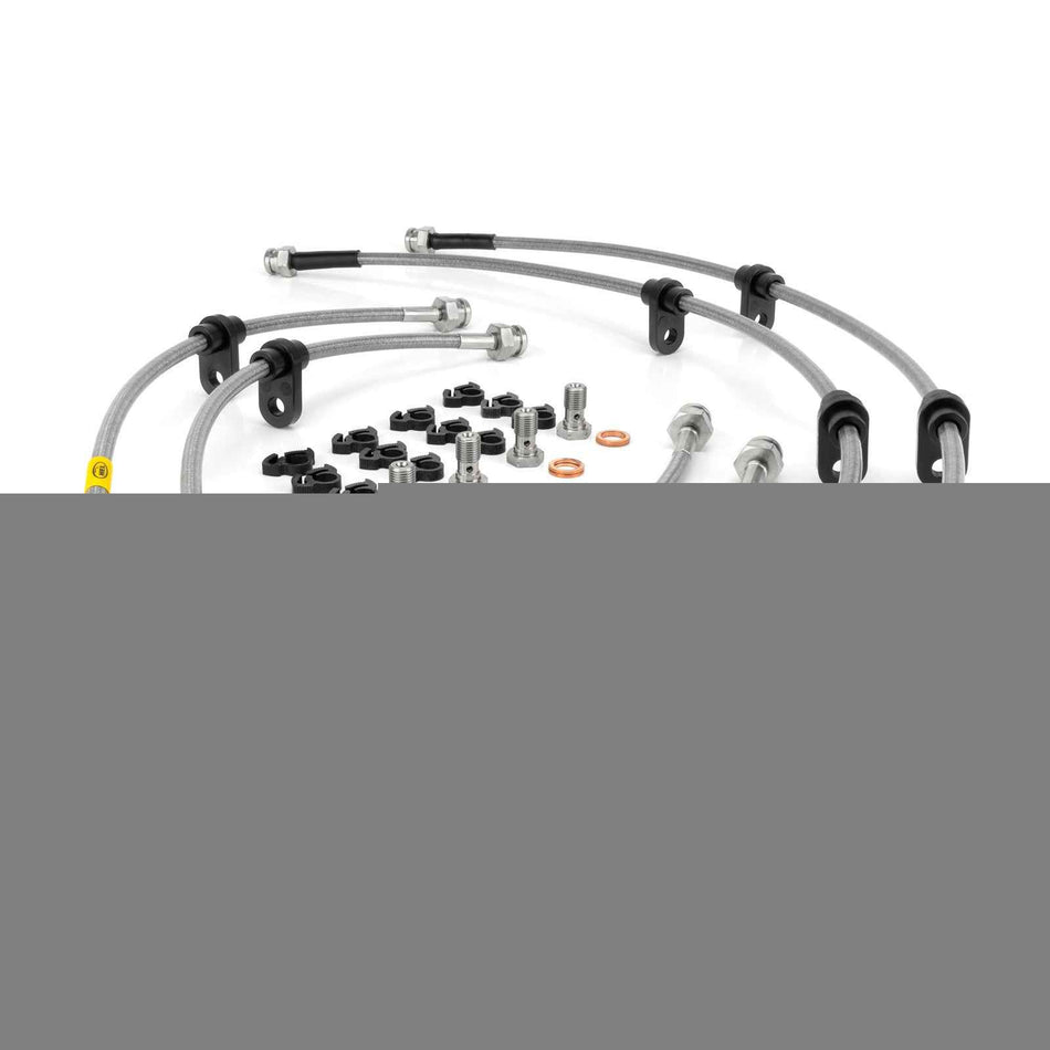 HEL Performance Braided Brake Lines - BMW 3 Series E36 323i Touring ABS 1997 (6 Line)