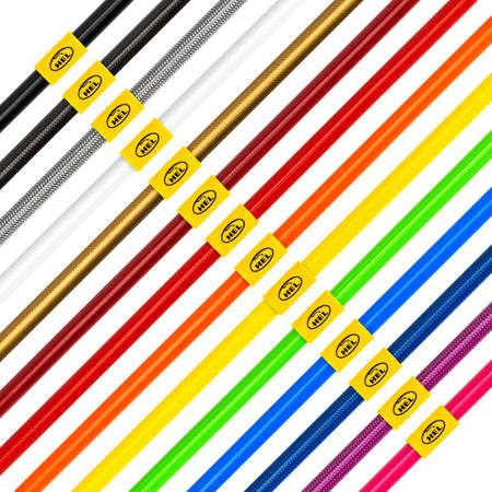 HEL braided brake line hose colour options