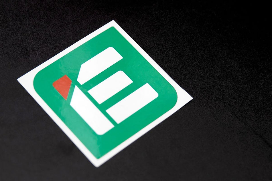 Integrated Engineering 3" X 3" Green Printed IE Sticker