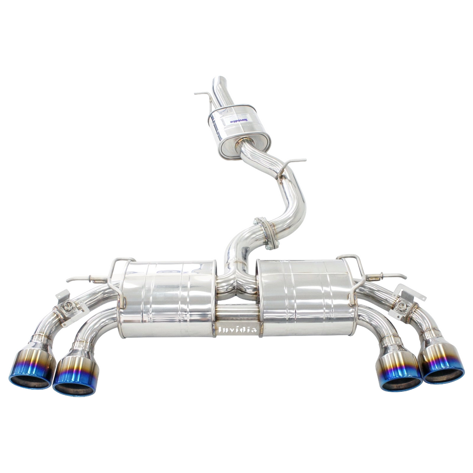Invidia R400 Valved Cat Back Exhaust VW Golf R Mk7.5