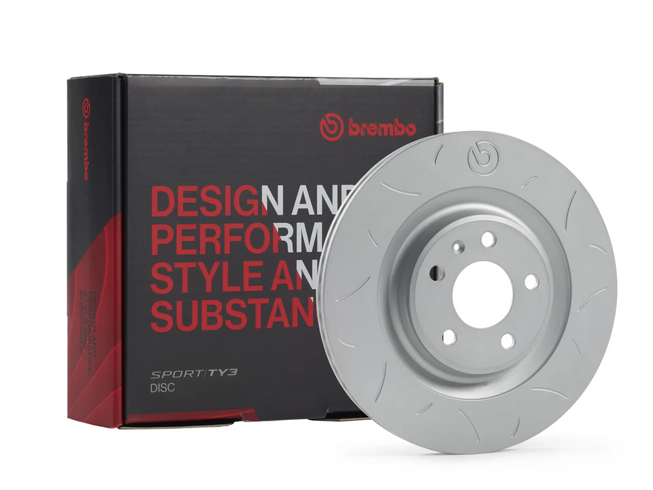 Brembo SPORT | TY3 Rear Disc - 282mm x 12mm (Audi A3 8P & Golf MK5/6)