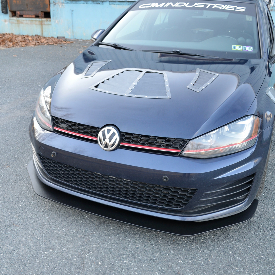 CJM Industries Front Chassis Mounted Splitter Gen 2 - MK7 GTI (2015-2017)