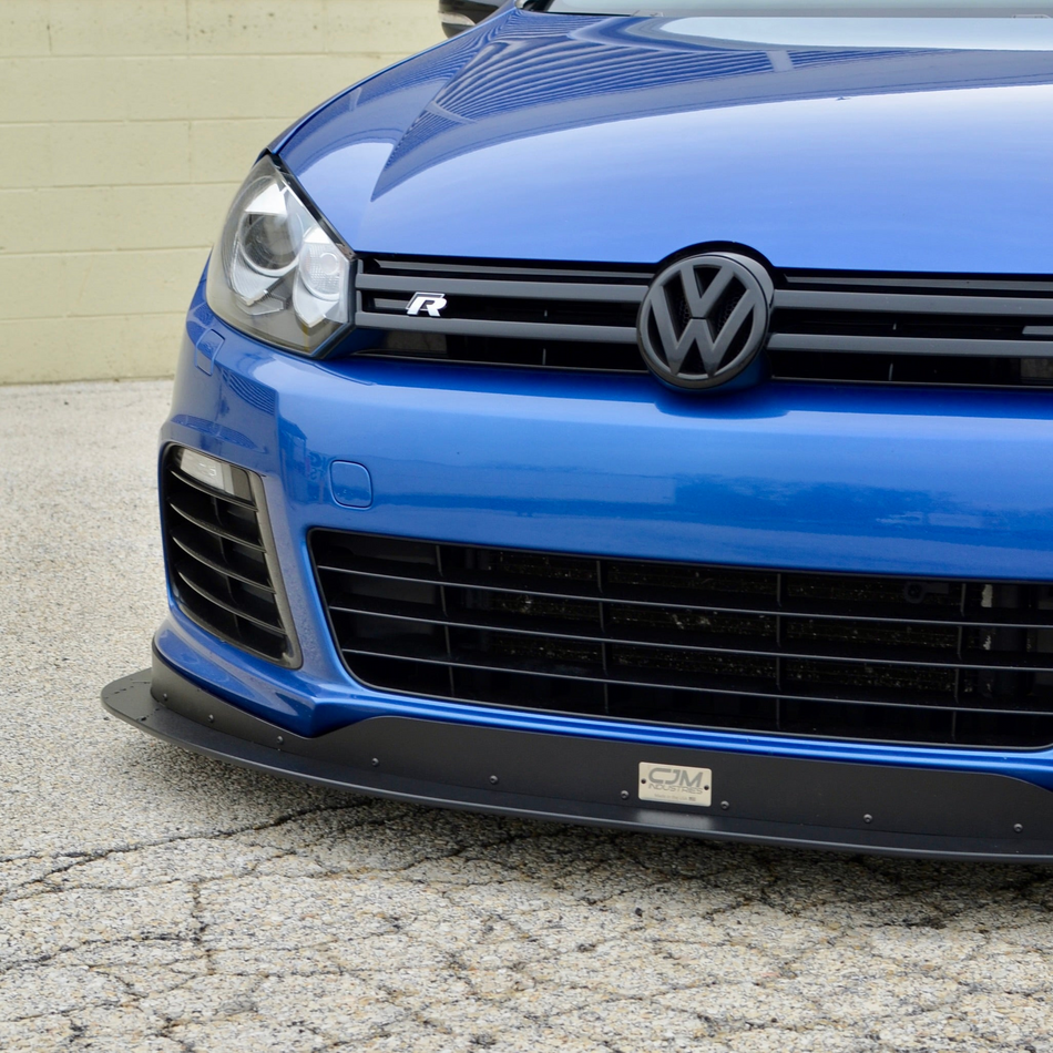 CJM Industries Front Chassis Mounted Splitter Gen 2 - MK6 Golf R (2010-2012)