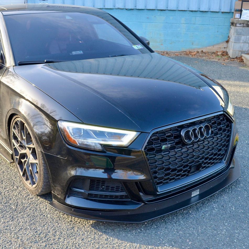 CJM Industries Front Chassis Mounted Splitter Gen 2 - Audi 8V S3 Facelift - (2017-2020)
