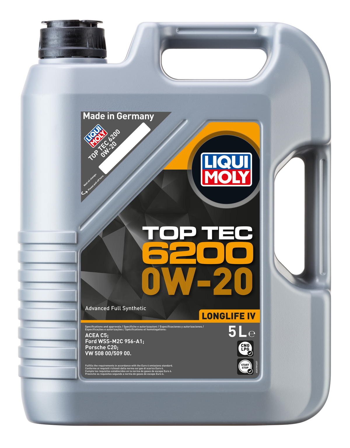 LIQUI MOLY Top Tec 6200 0W-20 5L
