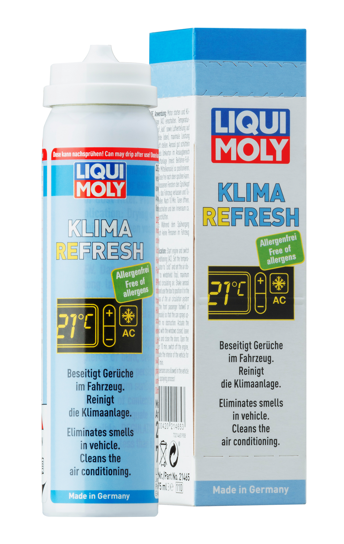 LIQUI MOLY Klima Refresh Deodoriser Allergy Free 75ml