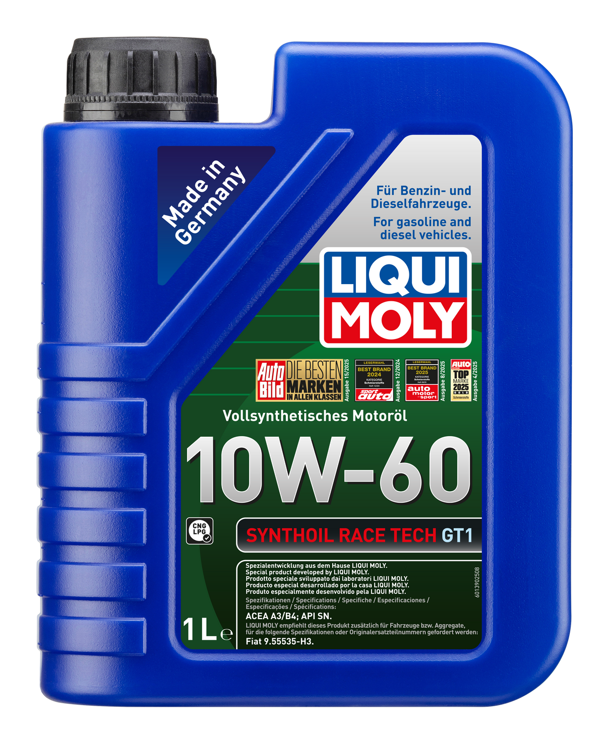 LIQUI MOLY Synthoil Race Tech GT1 10W-60 1L