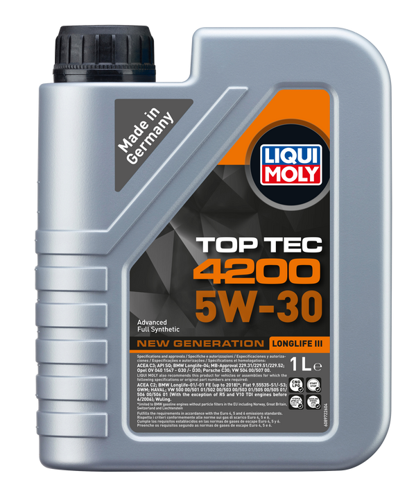 LIQUI MOLY Top Tec 4200 5W-30 New Generation 1L