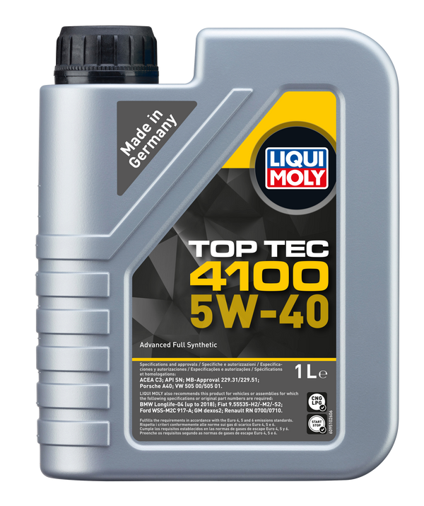 LIQUI MOLY Top Tec 4100 5W-40 1L