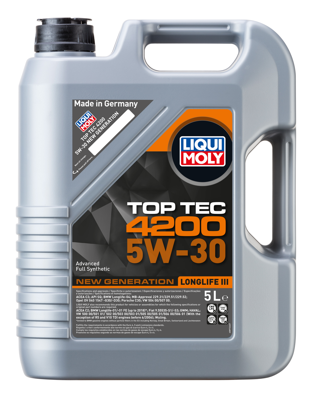 LIQUI MOLY Top Tec 4200 5W-30 New Generation 5L