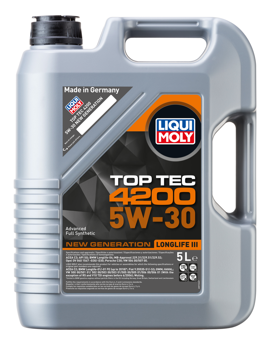 LIQUI MOLY Top Tec 4200 5W-30 New Generation 5L