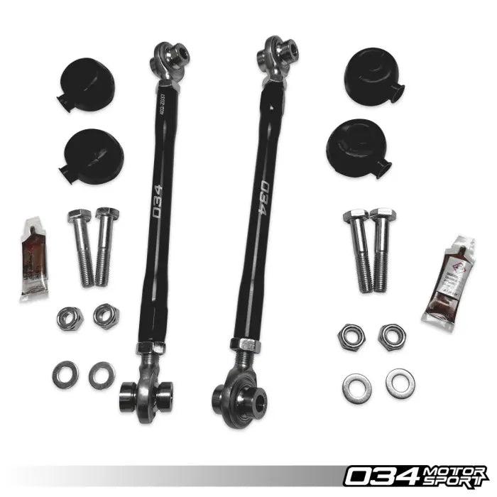 034Motorsport Billet Adjustable Front Sway Bar End Links - BMW E9X Non-M