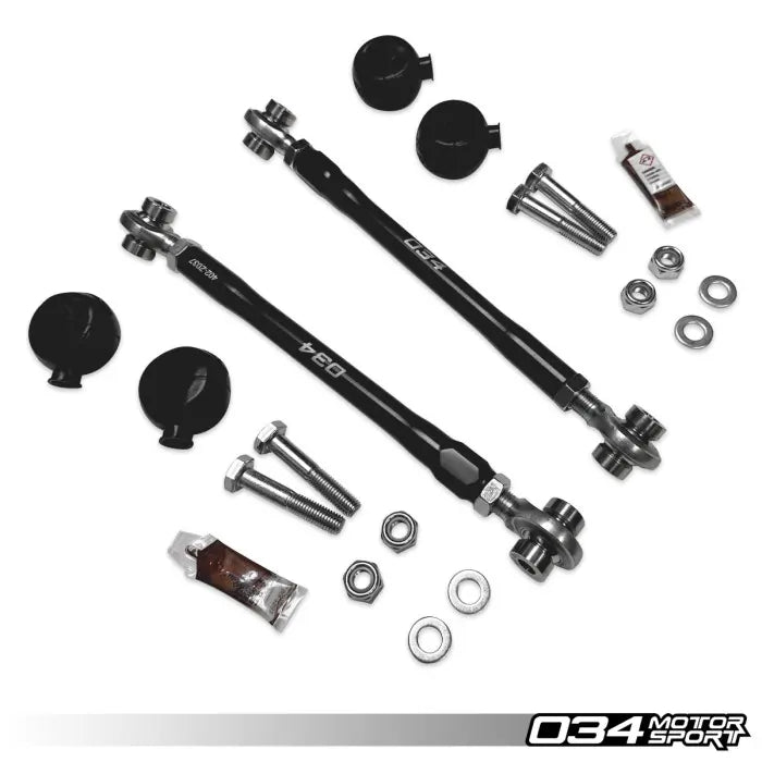 034Motorsport Billet Adjustable Front Sway Bar End Links - BMW E9X Non-M