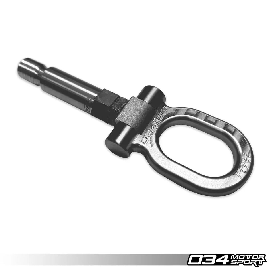 034Motorsport Stainless Steel Tow Hook - 100mm for Audi 8Y A3/S3 - 034-605-0028