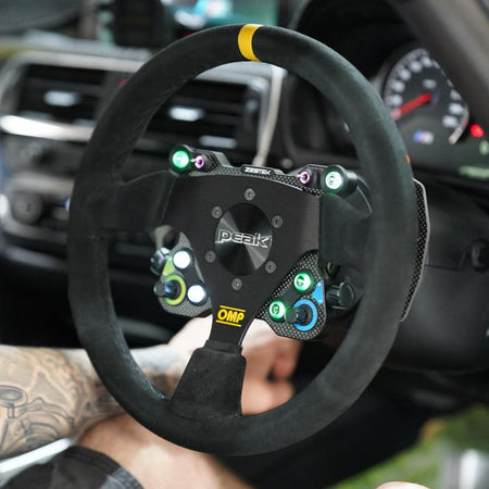 OMP Targa 330mm Flat Suede Steering Wheel - Zestek Australia