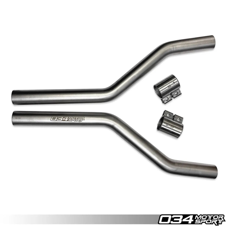 034Motorsport Res-X Front Resonator Delete - Audi B9 S4/S5 3.0TFSI - 034-105-7060