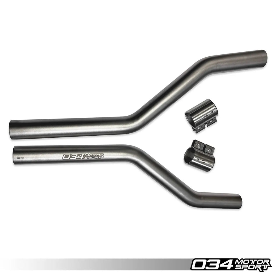 034Motorsport Res-X Front Resonator Delete - Audi B9 S4/S5 3.0TFSI - 034-105-7060