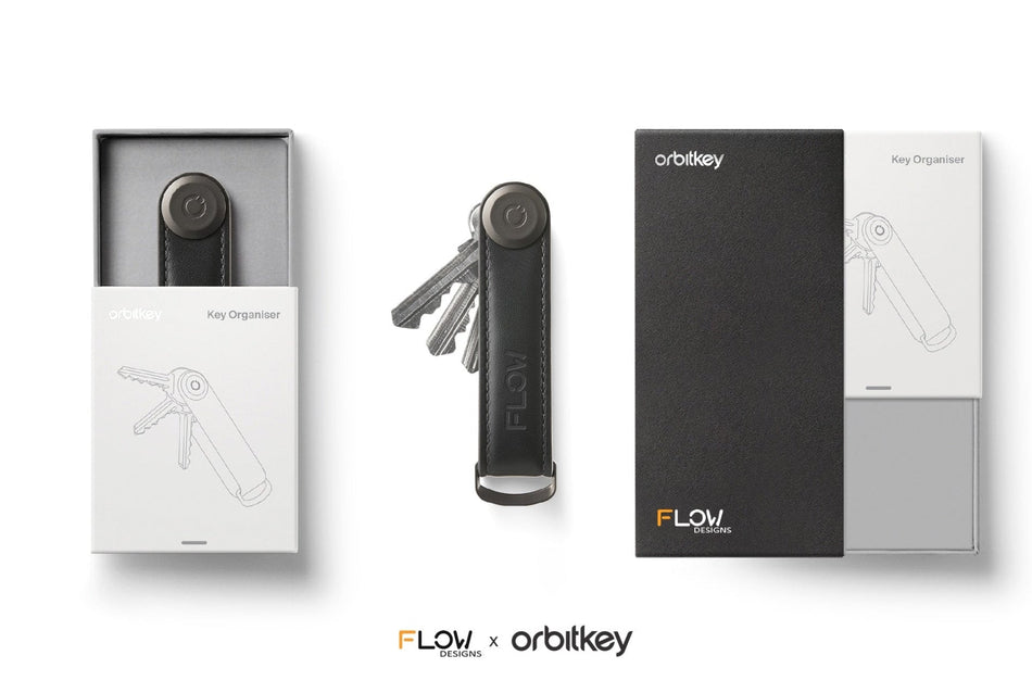 Flow Designs Flow Designs x Orbitkey - Key Organiser Leather