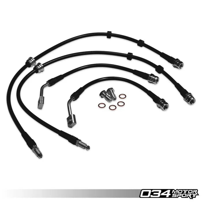 034Motorsport Audi 8Y RS3 Stainless Steel Braided Brake Lines - 034-303-0024