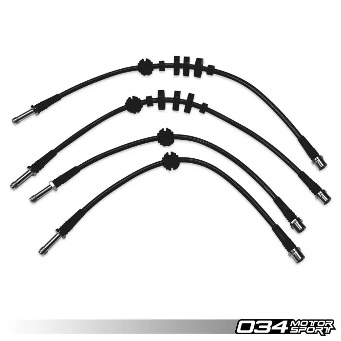 034Motorsport Audi B8 Q5/SQ5 Stainless Steel Braided Brake Line Kit - 034-303-0022