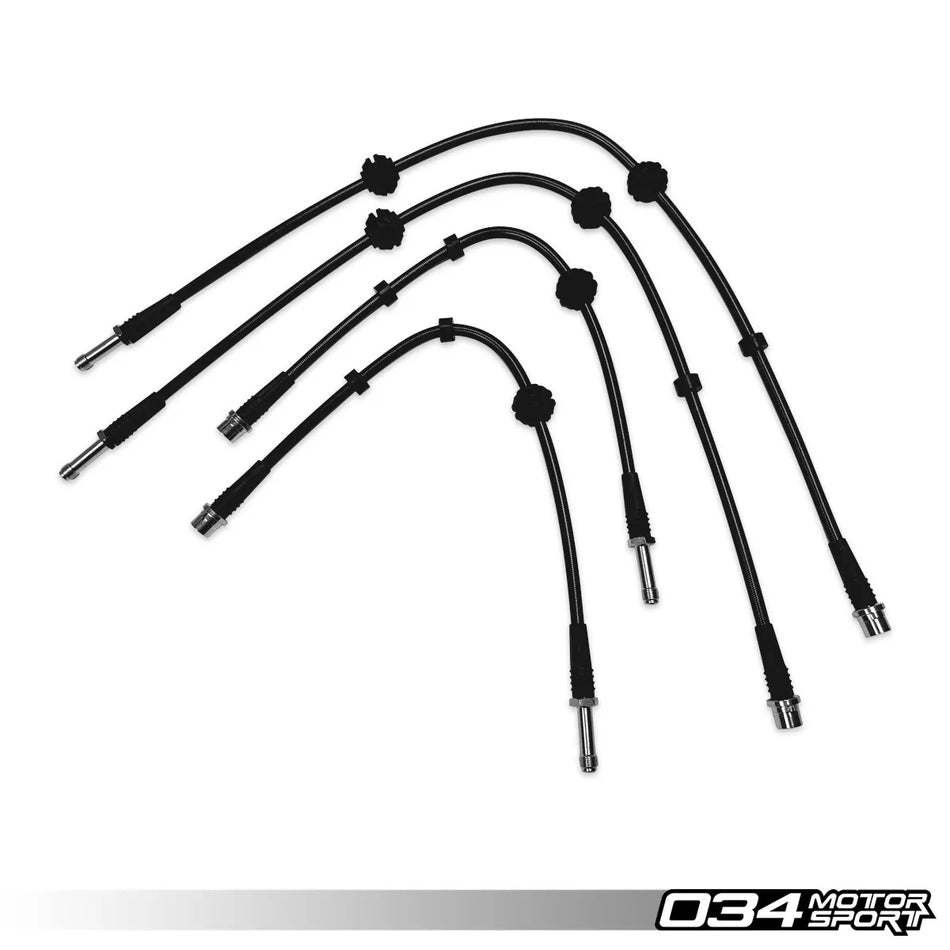 034Motorsport Stainless Steel Braided Brake Lines - Audi C7 A6/A7 & S6/S7