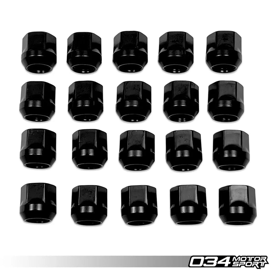 034Motorsport Wheel Nuts, Ball Seat, M14x1.5, Set of 20 - Audi & Volkswagen - 034-604-1004-20