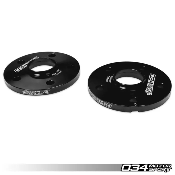 034Motorsport Wheel Spacer Pair, 12.5mm, Volkswagen & Audi 5x112 with 57.1mm Center Bore 034-604-7009